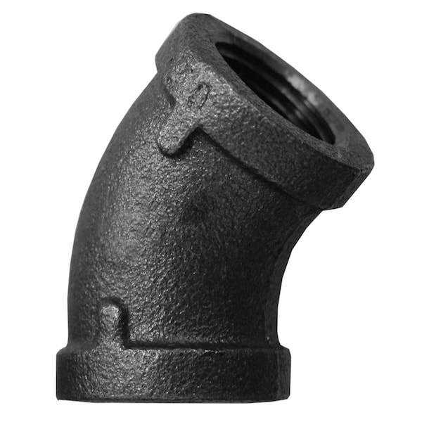 2in. Black Iron 45Deg. Elbow, Banded